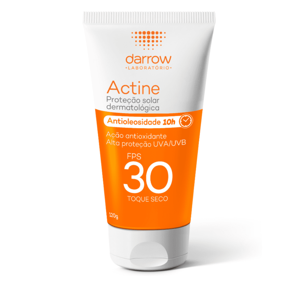 Protetor Solar Facial Darrow Actine Antioleosidade 10h FPS30 120ml