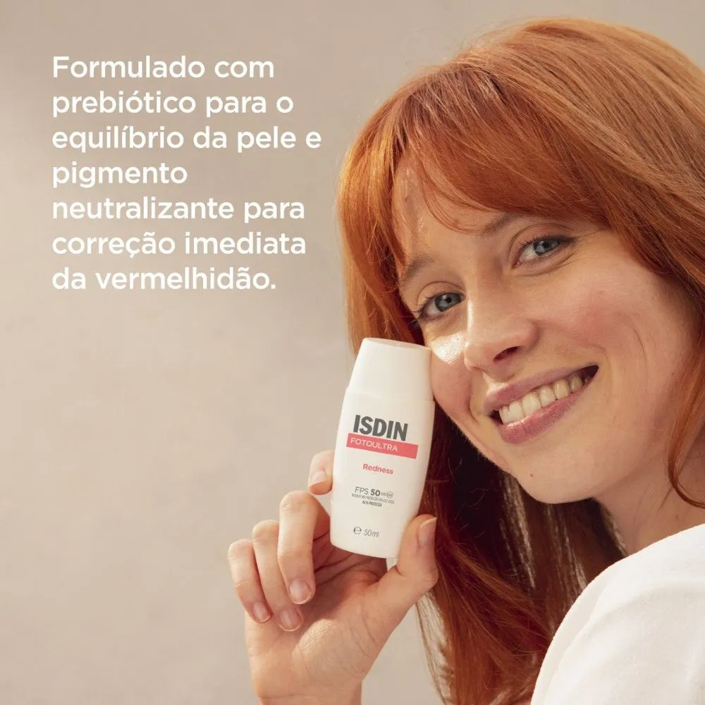 Protetor Solar Facial ISDIN Redness FPS50 50ml — foto 3