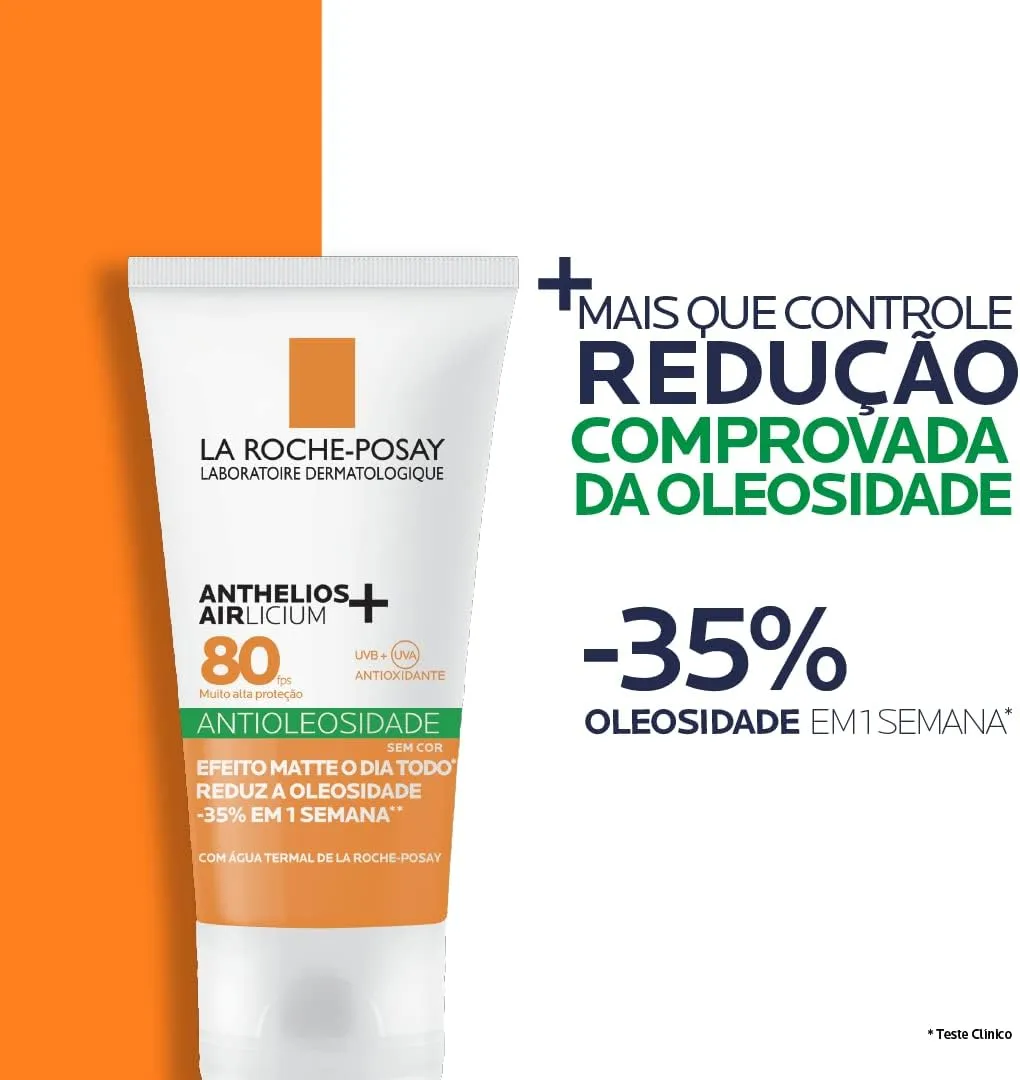 Protetor Solar Facial La Roche-Posay Anthelios Airlicium+ FPS80 40g — foto 4