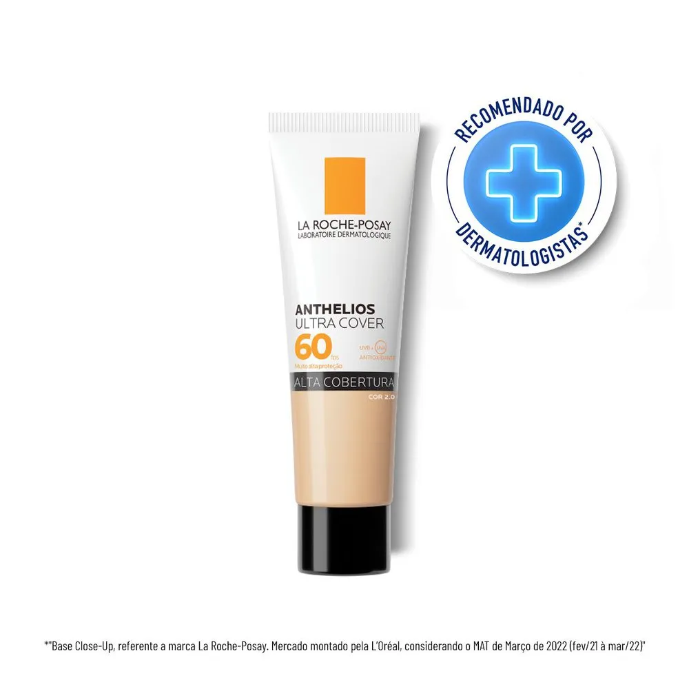 Protetor Solar Facial La Roche-Posay Anthelios Ultra Cover FPS60 Cor 2.0 30g