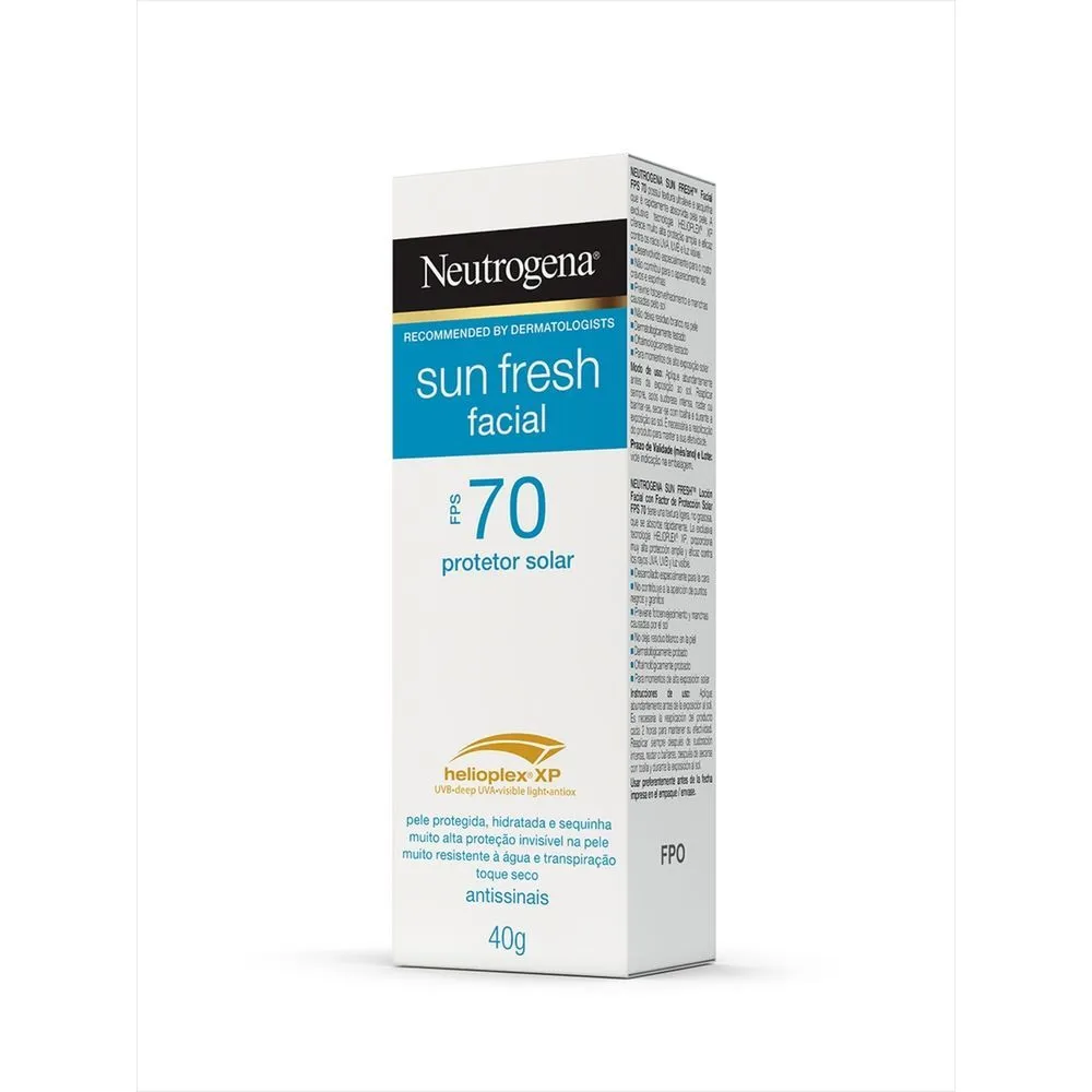 Protetor Solar Facial Neutrogena Sun Fresh FPS70 40g — foto 5