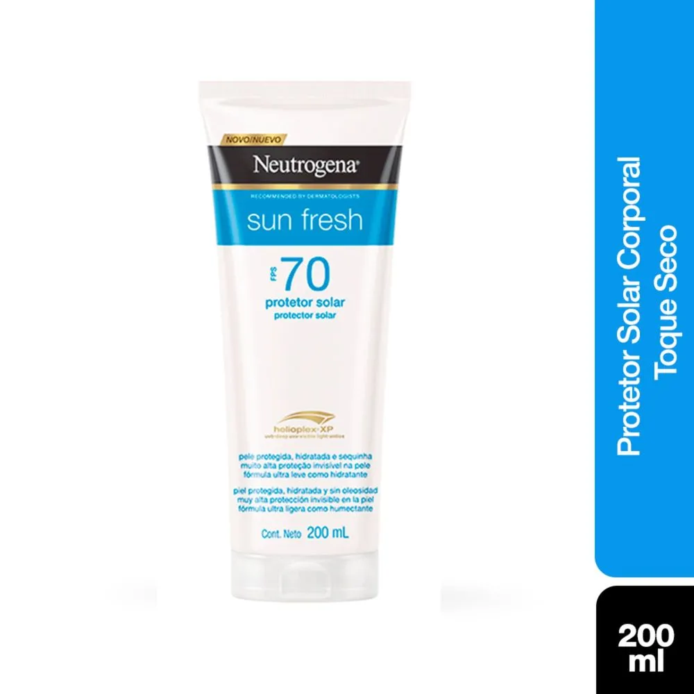 Protetor Solar Neutrogena Sun Fresh FPS70 200ml