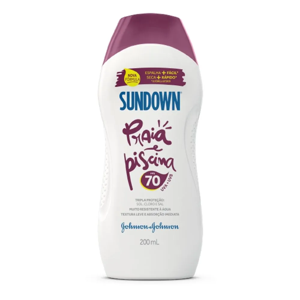 Protetor Solar Sundown Praia e Piscina FPS70 200ml