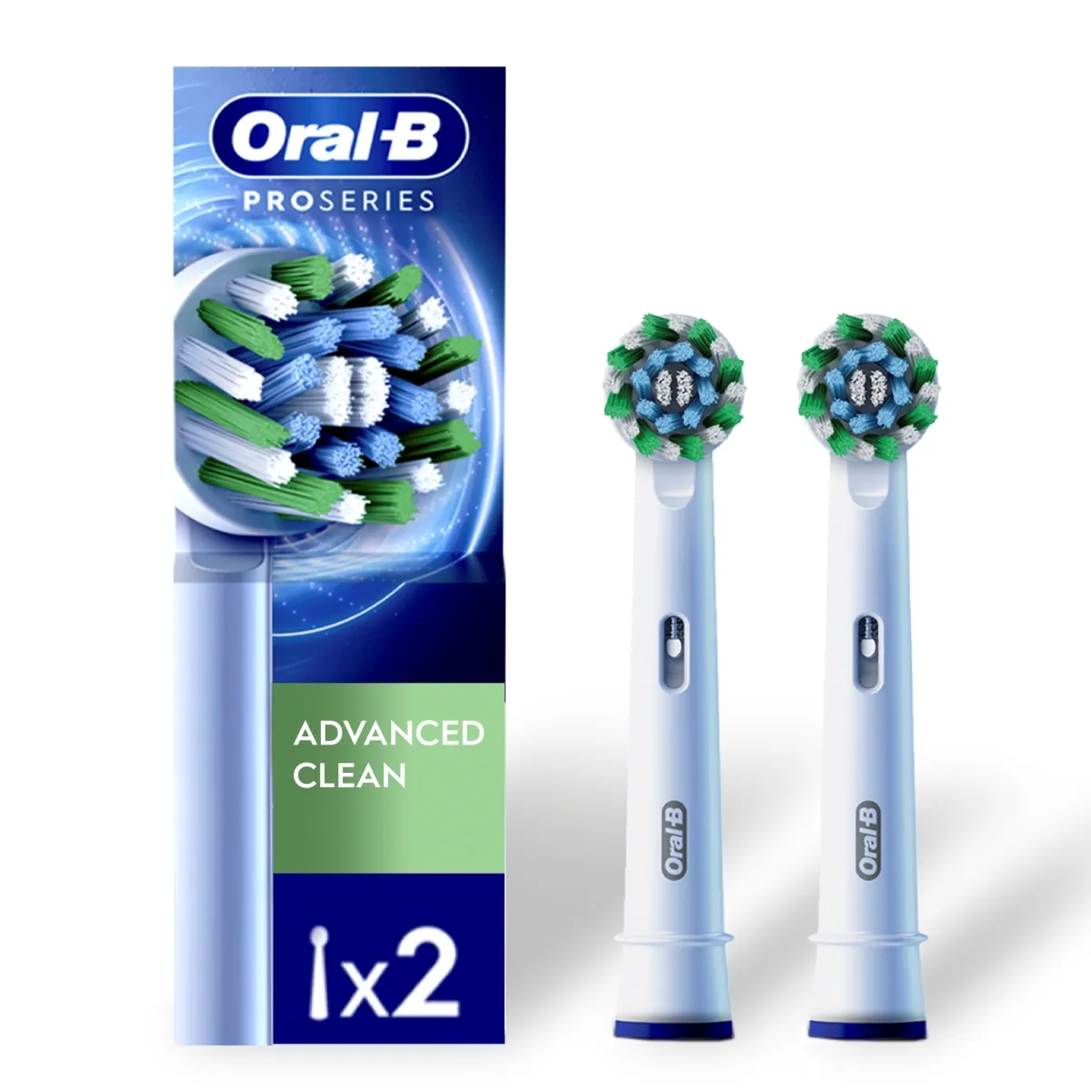 Refil para Escova de Dente Elétrica Oral-B Pro Series Advanced Clean 2 Unidades
