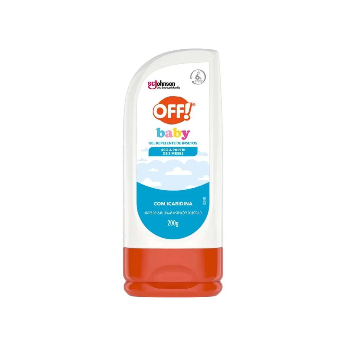 Repelente De Insetos Gel Com Icaridina 6h Off! Baby Squeeze 200g