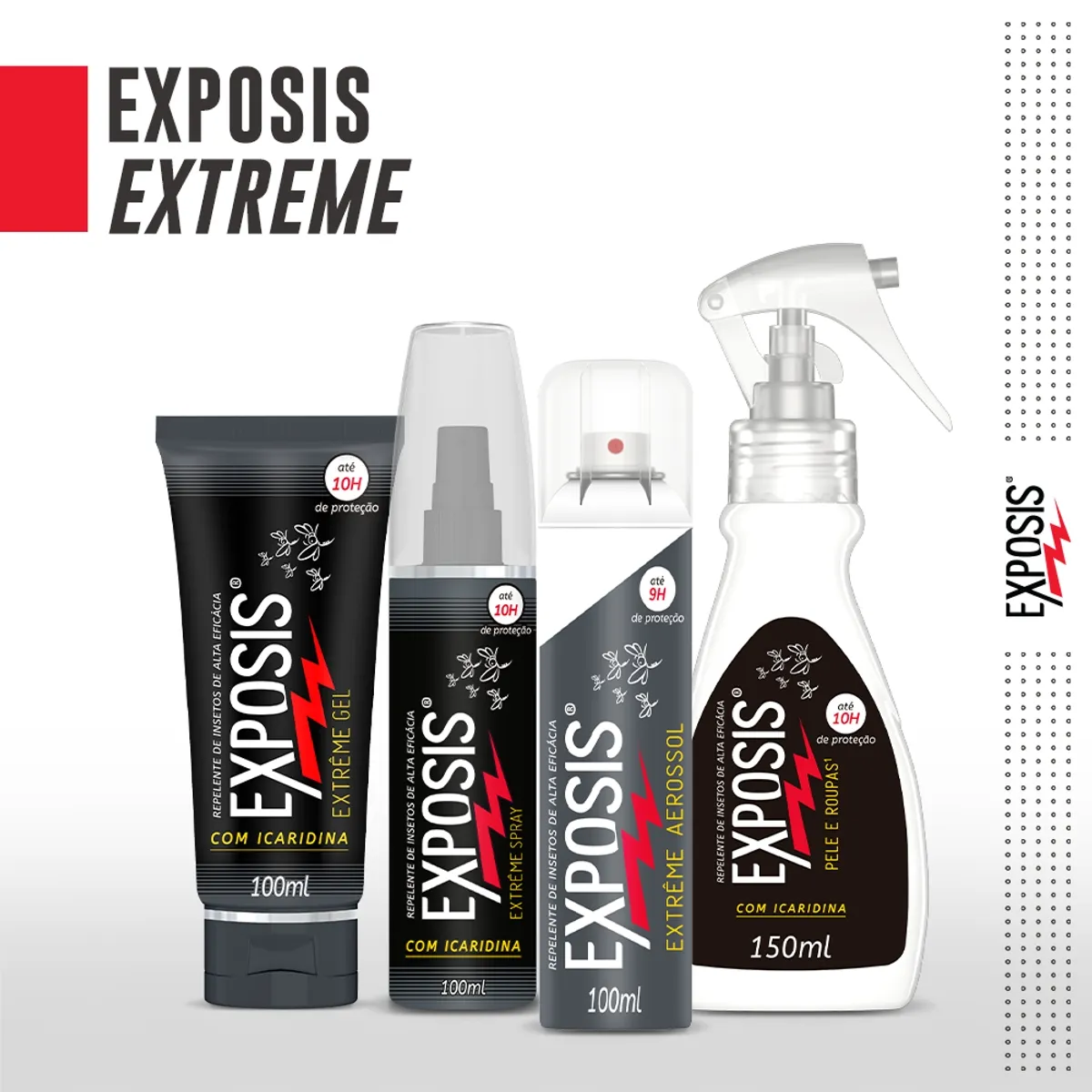 Repelente Exposis Extreme Spray 100ml — foto 6