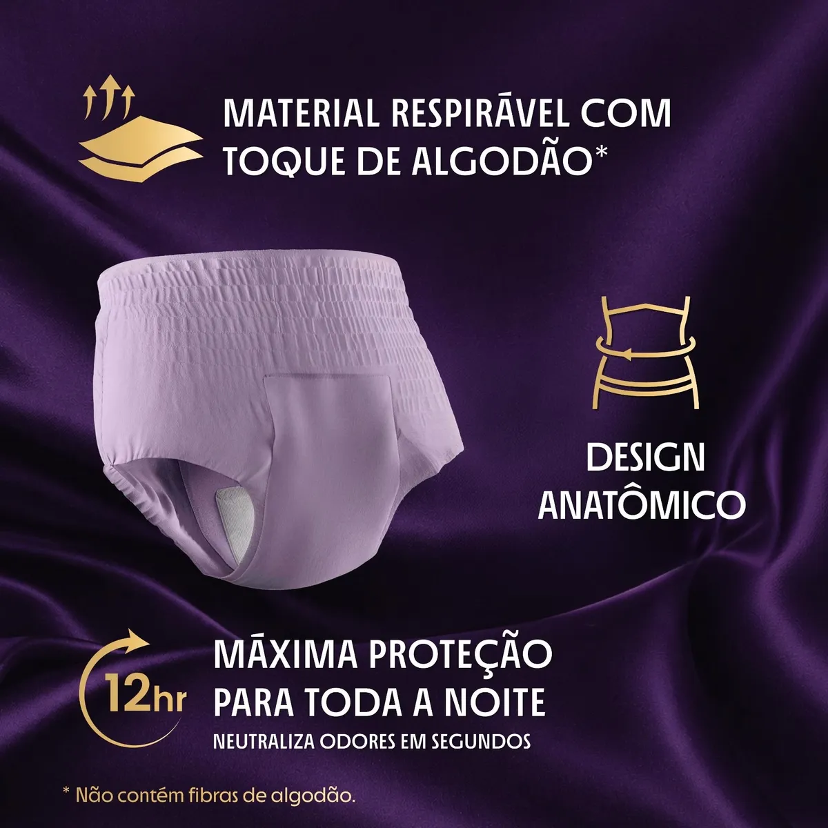 Roupa Íntima Plenitud Noturna Máxima Absorção G/XG 32 Unidades — foto 3