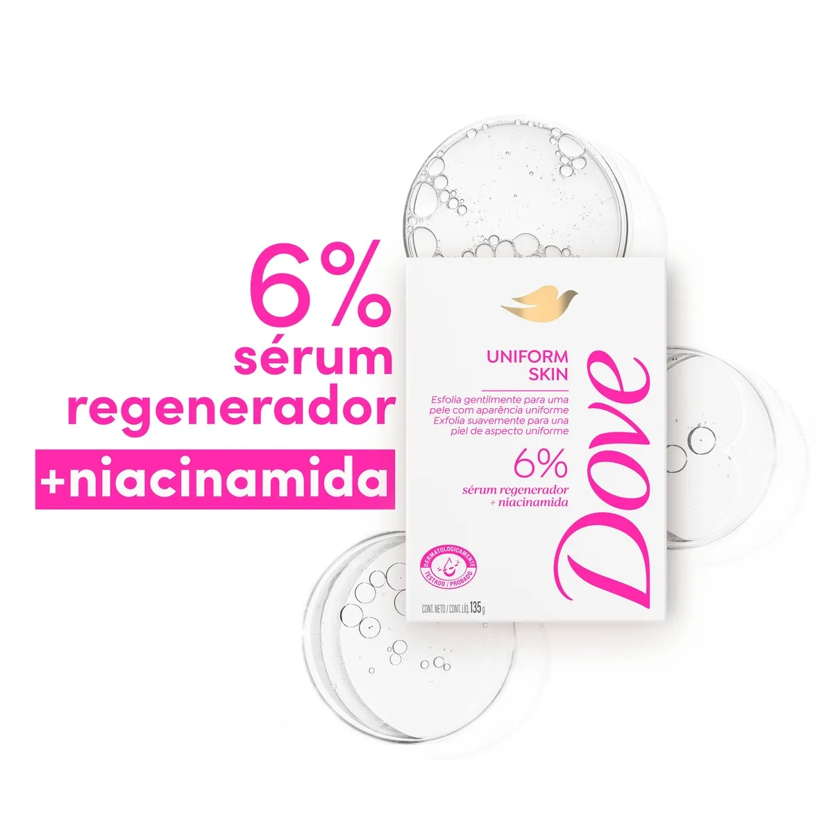 Sabonete Barra Dove Uniform Skin 135g — foto 6