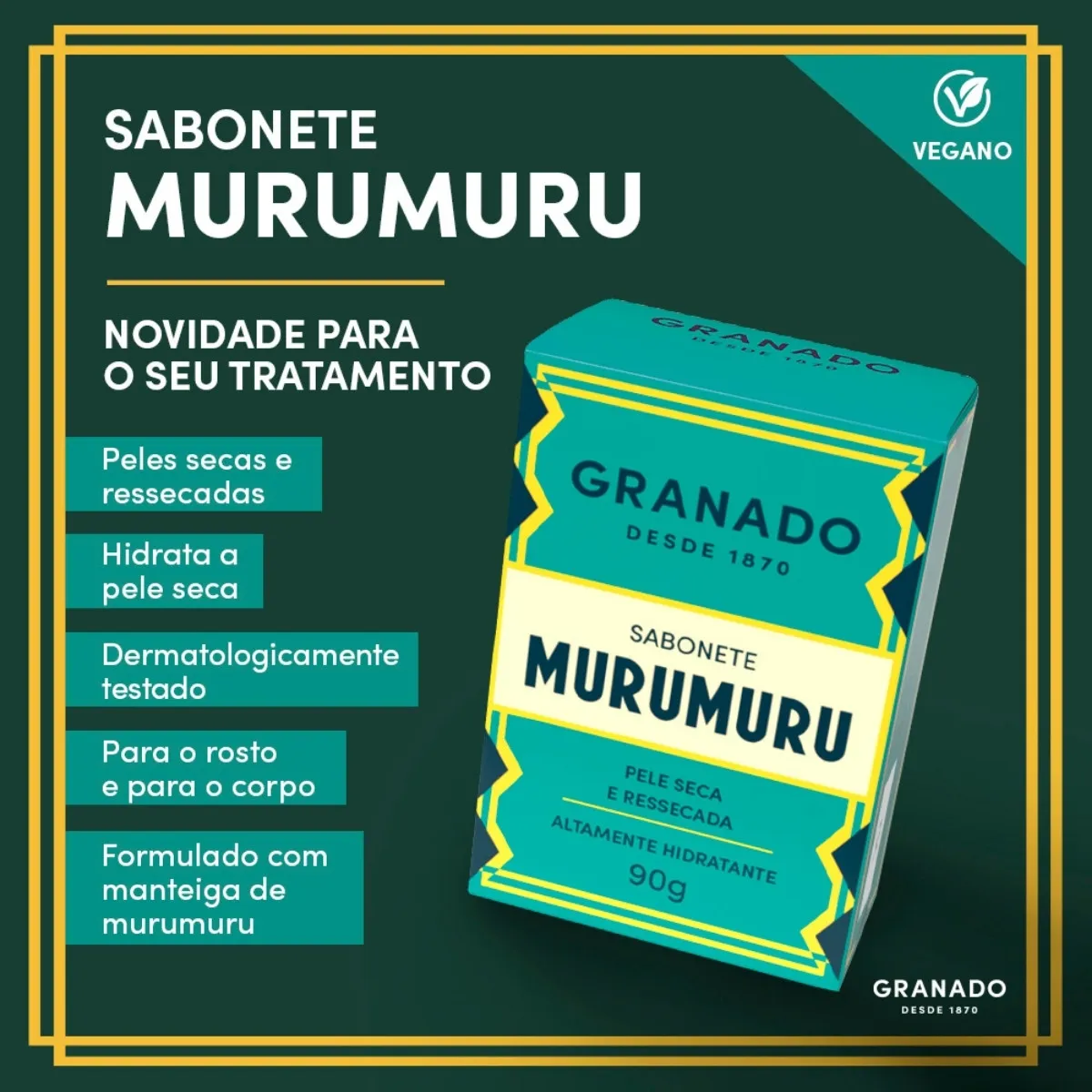 Sabonete Barra Granado Tratamentos Murumuru 90g — foto 3