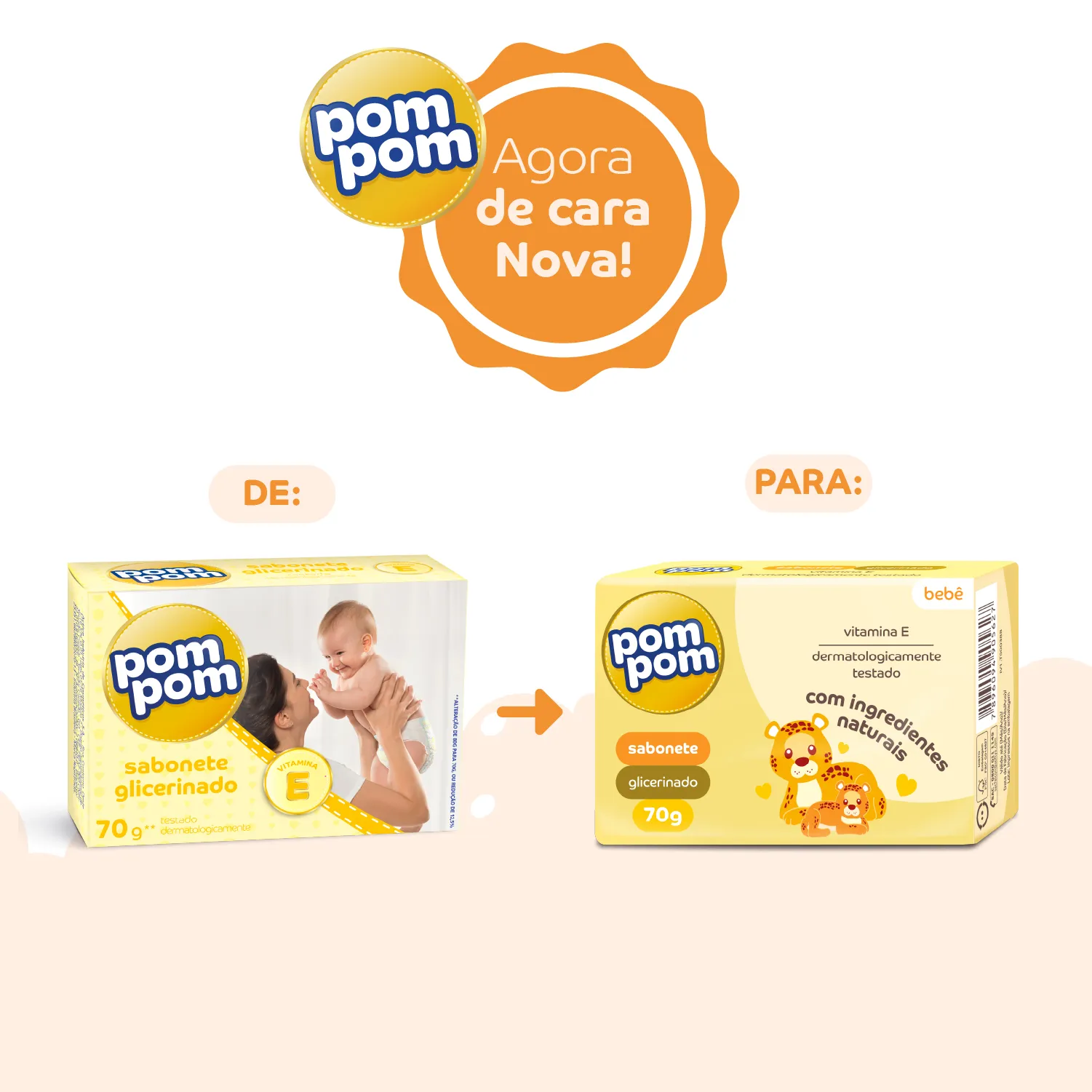 Sabonete de Glicerina Infantil Pom Pom 70g — foto 5