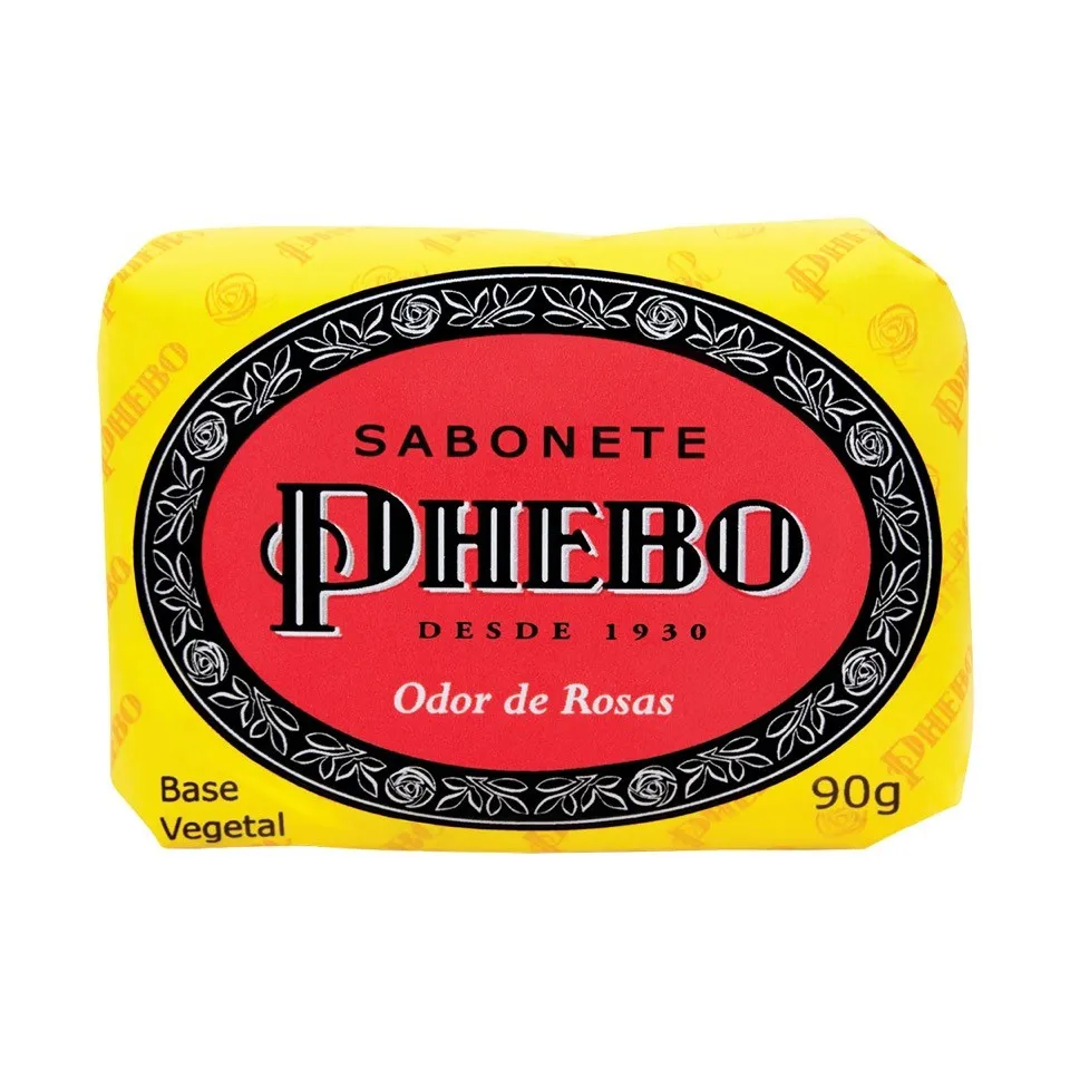 Sabonete de Glicerina Phebo Tradicional Odor de Rosas 90g