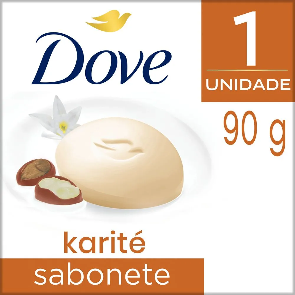 Sabonete em Barra Dove Karité e Baunilha 90g