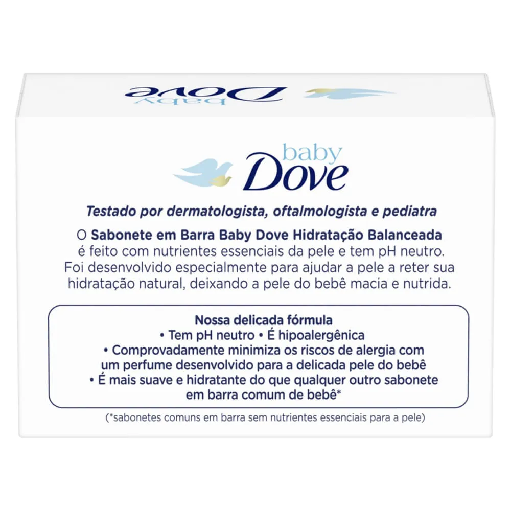 Sabonete em Barra Infantil Baby Dove Hidratação Balanceada 75g — foto 3