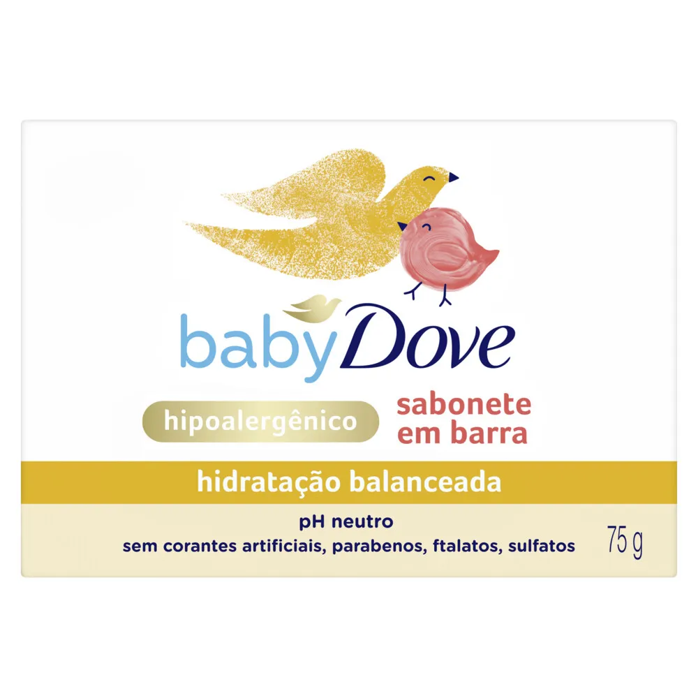 Sabonete em Barra Infantil Baby Dove Hidratação Balanceada 75g — foto 4