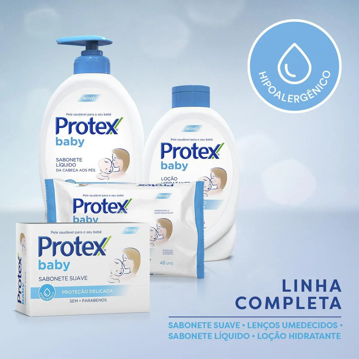 Sabonete Em Barra Para Bebê Protex Baby Delicate Care 85g — foto 14