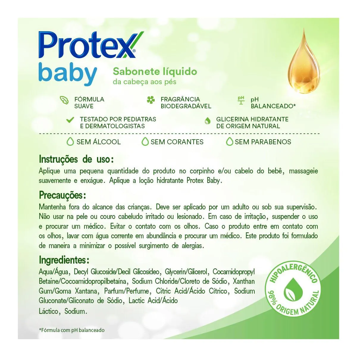 Sabonete Em Barra Para Bebê Protex Baby Glicerina Natural 85g — foto 4
