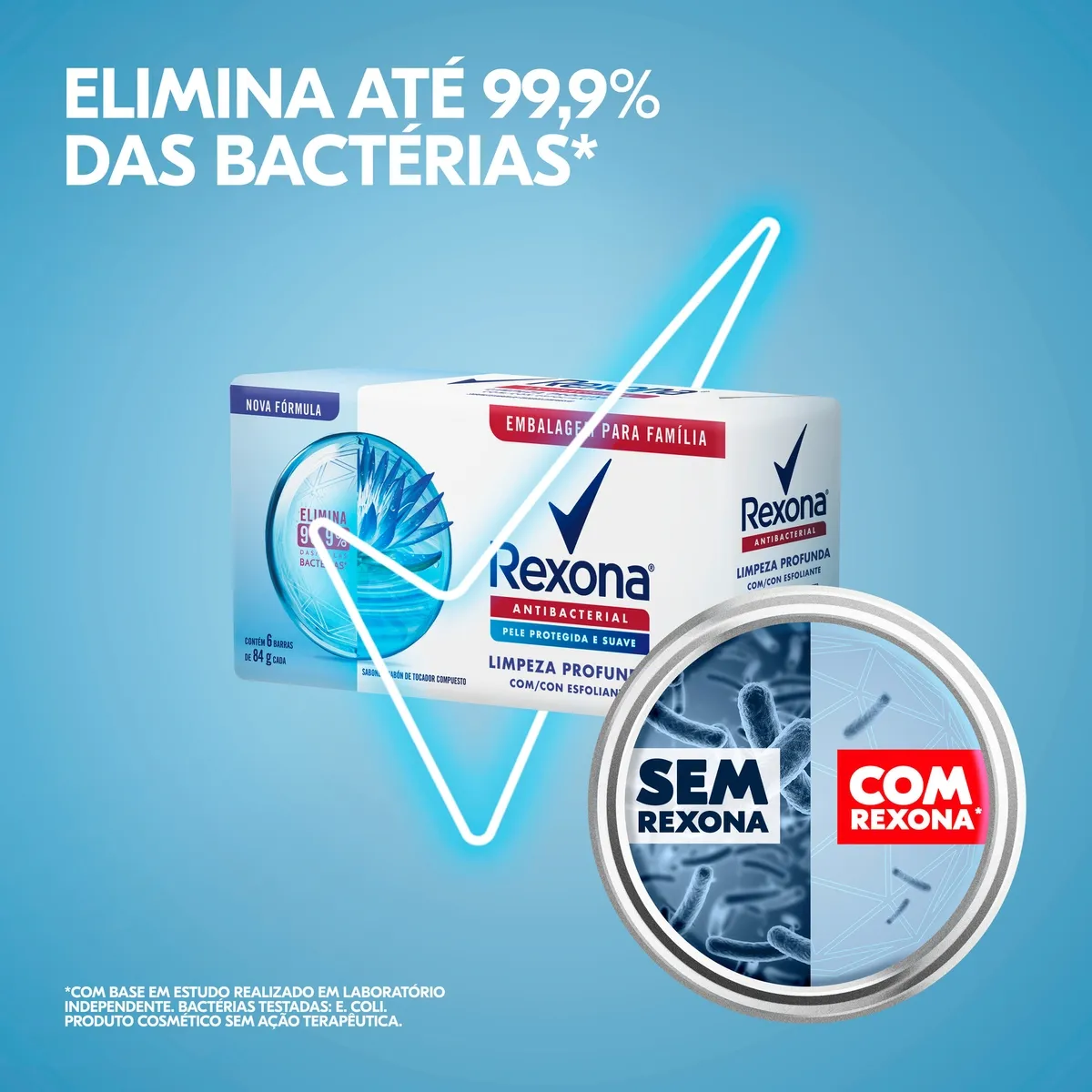 Sabonete em Barra Rexona Antibacterial Limpeza Profunda 84g 6 barras — foto 5