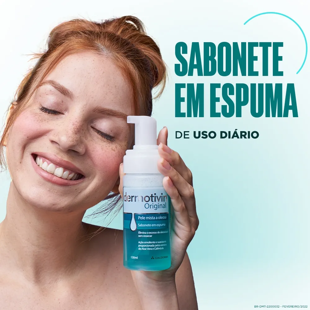 Sabonete em Espuma Facial Dermotivin Original 130ml — foto 5