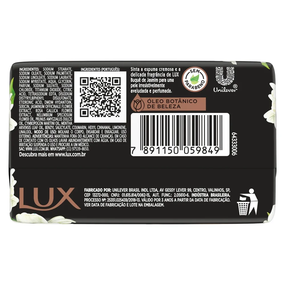 Sabonete Glicerinado Lux Botanicals Buquê de Jasmim 85g — foto 3