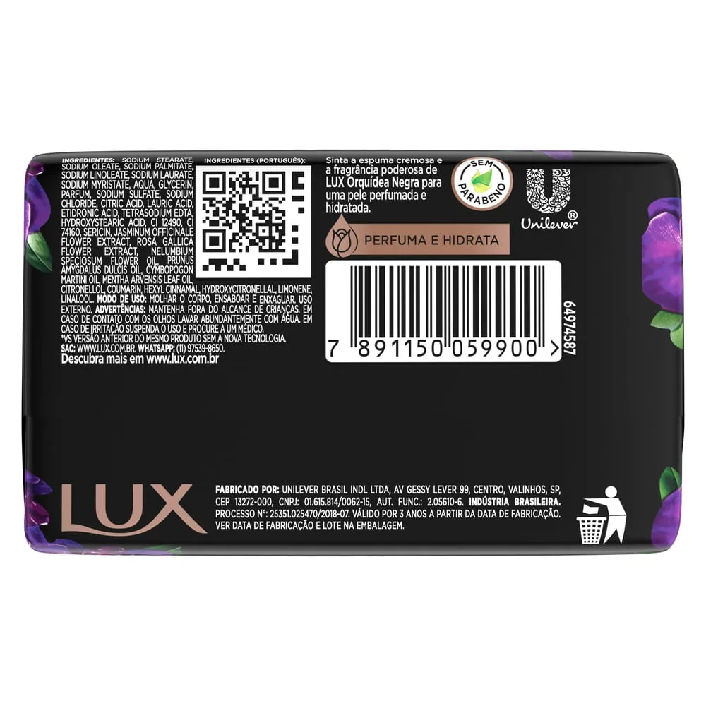 Sabonete Glicerinado Lux Botanicals Orquídea Negra 85g — foto 3