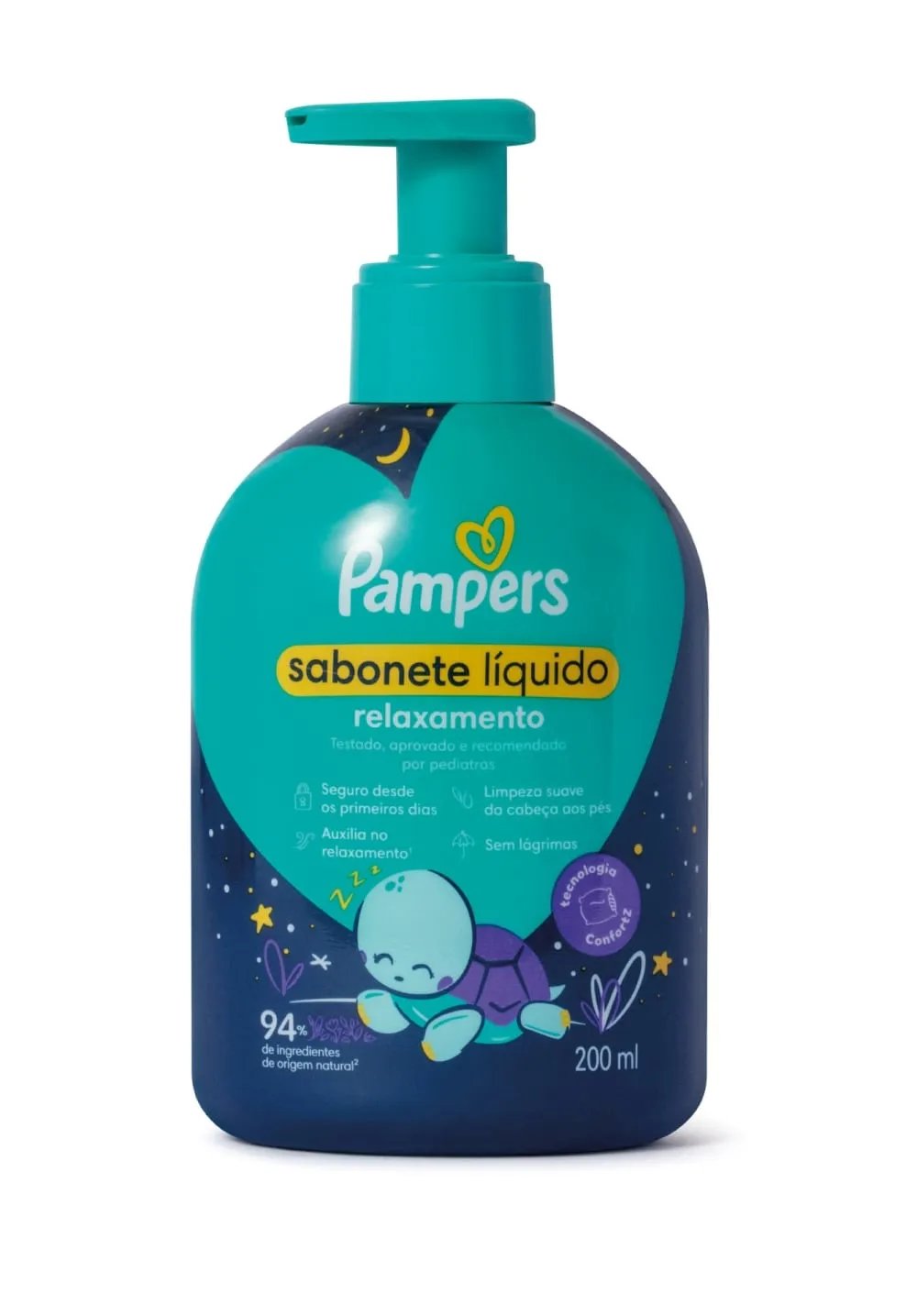 Sabonete Infantil Líquido Pampers Relaxamento 200ml Pump