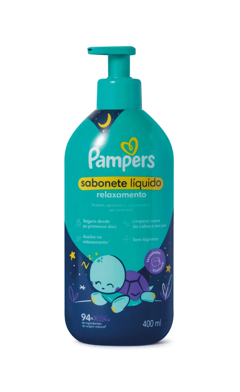 Sabonete Infantil Líquido Pampers Relaxamento 400ml Pump