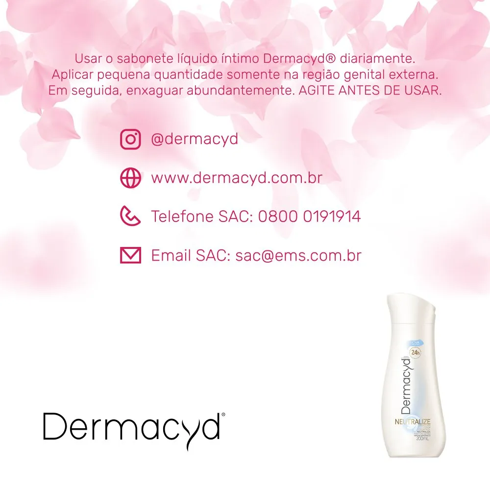Sabonete Íntimo Dermacyd Neutralize 200ml — foto 3