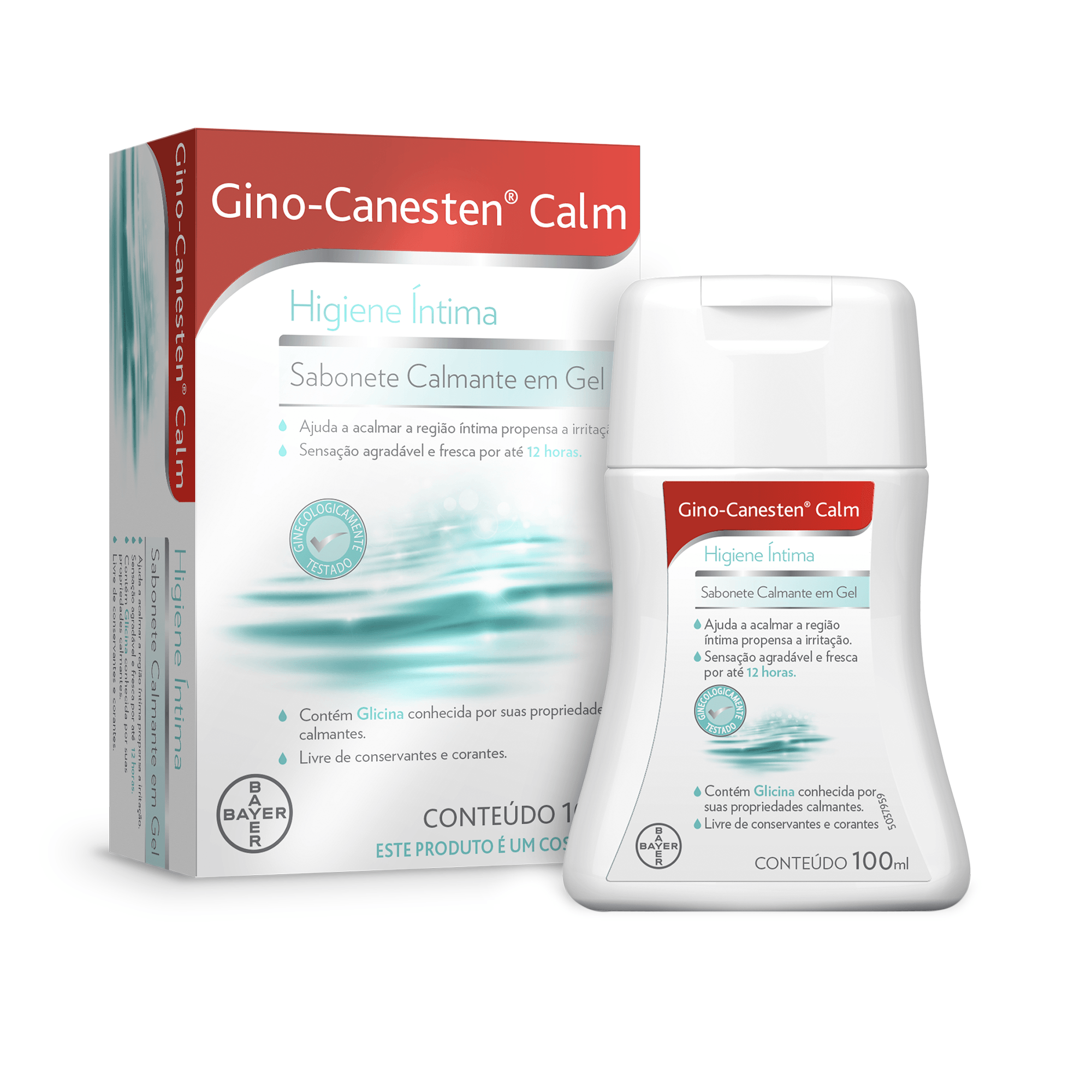 Sabonete Íntimo Gino-Canesten Calm Gel 100ml — foto 3