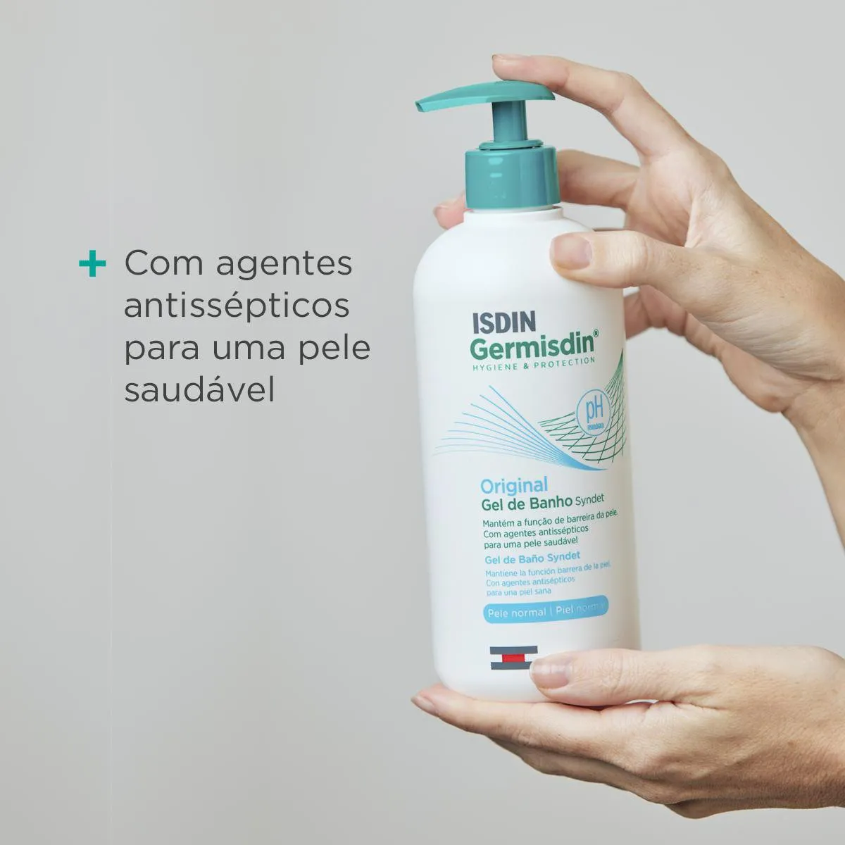 Sabonete Líquido Antisséptico Isdin Germisdin Original Com 500ml — foto 3