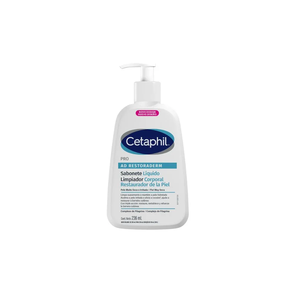 Sabonete Líquido Cetaphil Pro AD Restoraderm 236ml