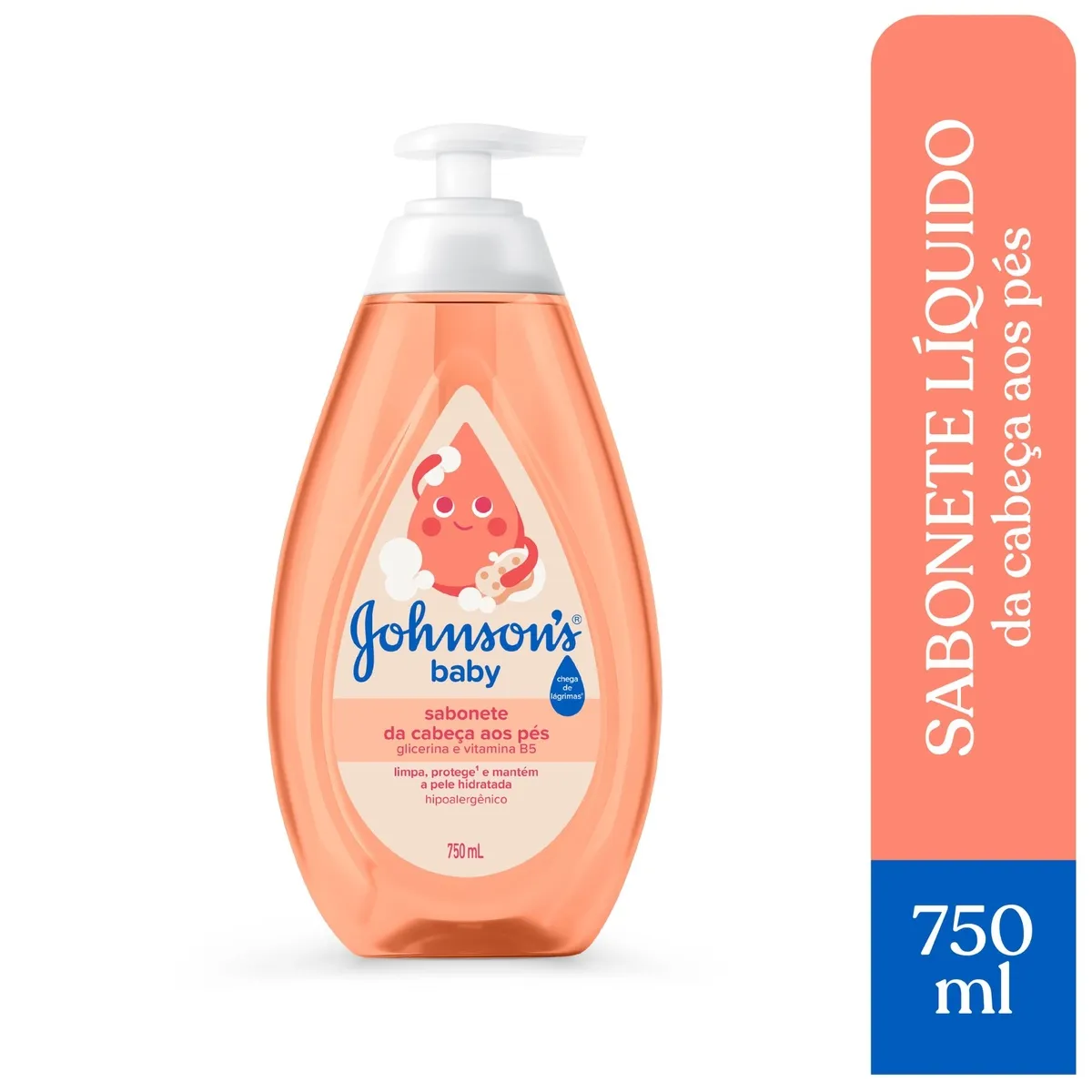 Sabonete Líquido de Glicerina Johnson's Baby 750ml