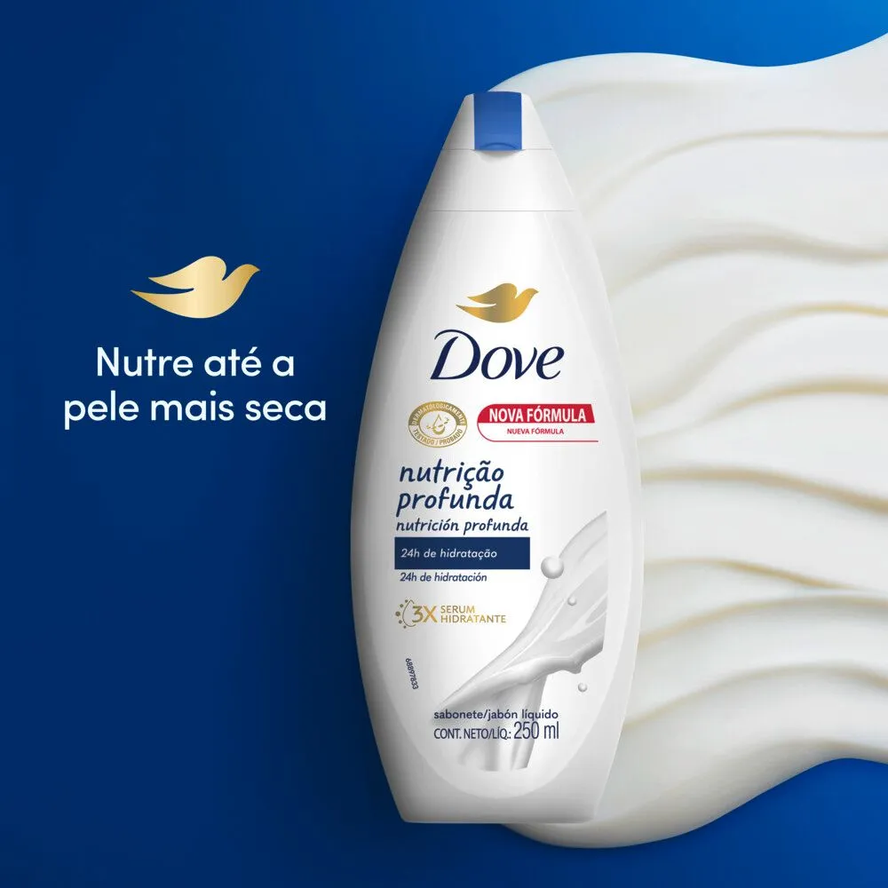 Sabonete Líquido Dove Nutrição Profunda 250ml — foto 7