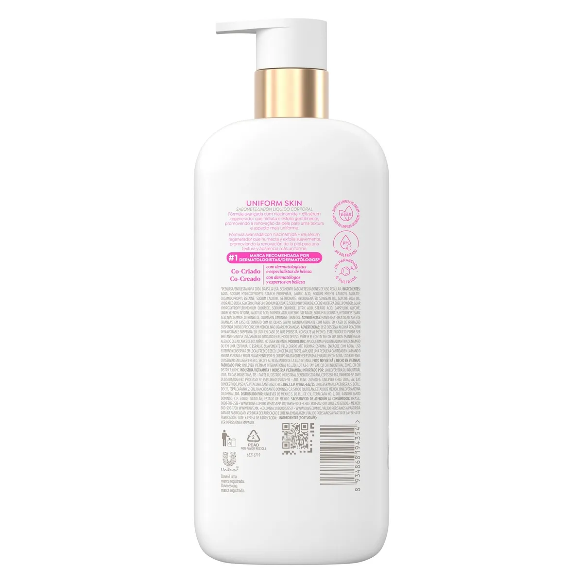 Sabonete Líquido Dove Uniform Skin 547ml — foto 7
