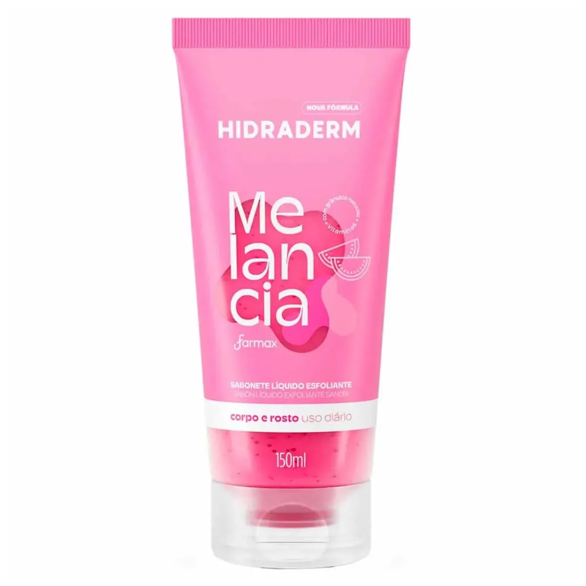 Sabonete Líquido Esfoliante Hidraderm Melancia 150ml