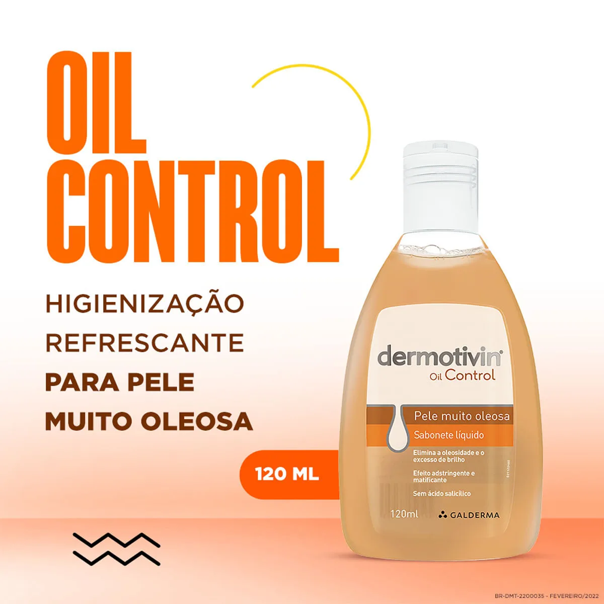 Sabonete Líquido Facial Dermotivin Oil Control 120ml — foto 6