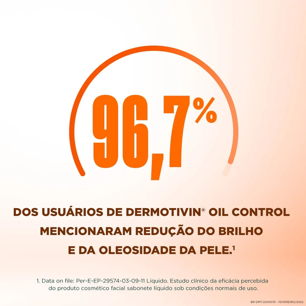 Sabonete Líquido Facial Dermotivin Oil Control 300ml — foto 7