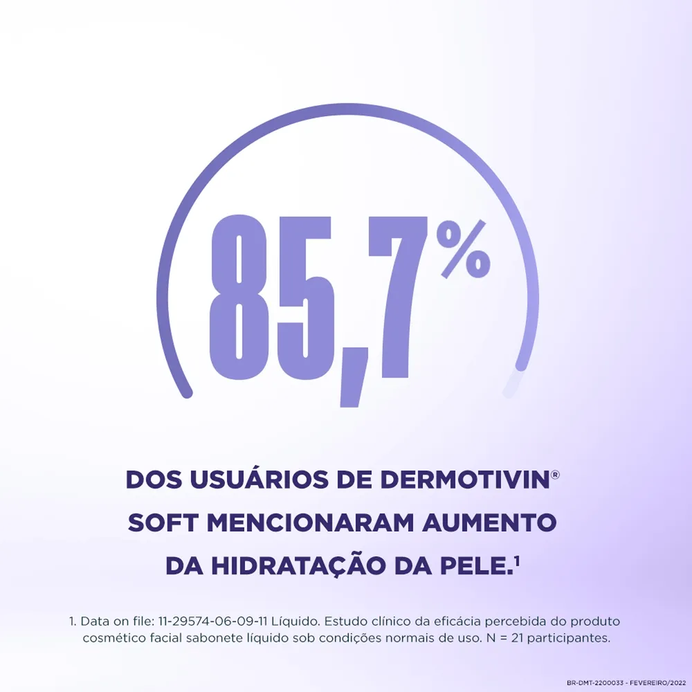 Sabonete Líquido Facial Dermotivin Soft Pele Seca ou Sensibilizada 120ml — foto 6