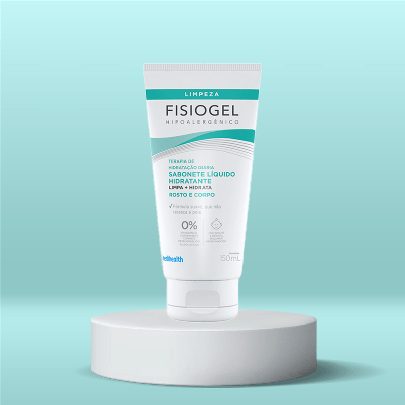 Sabonete Líquido Fisiogel Hidratante Facial Pele Seca e Sensível 150ml — foto 2