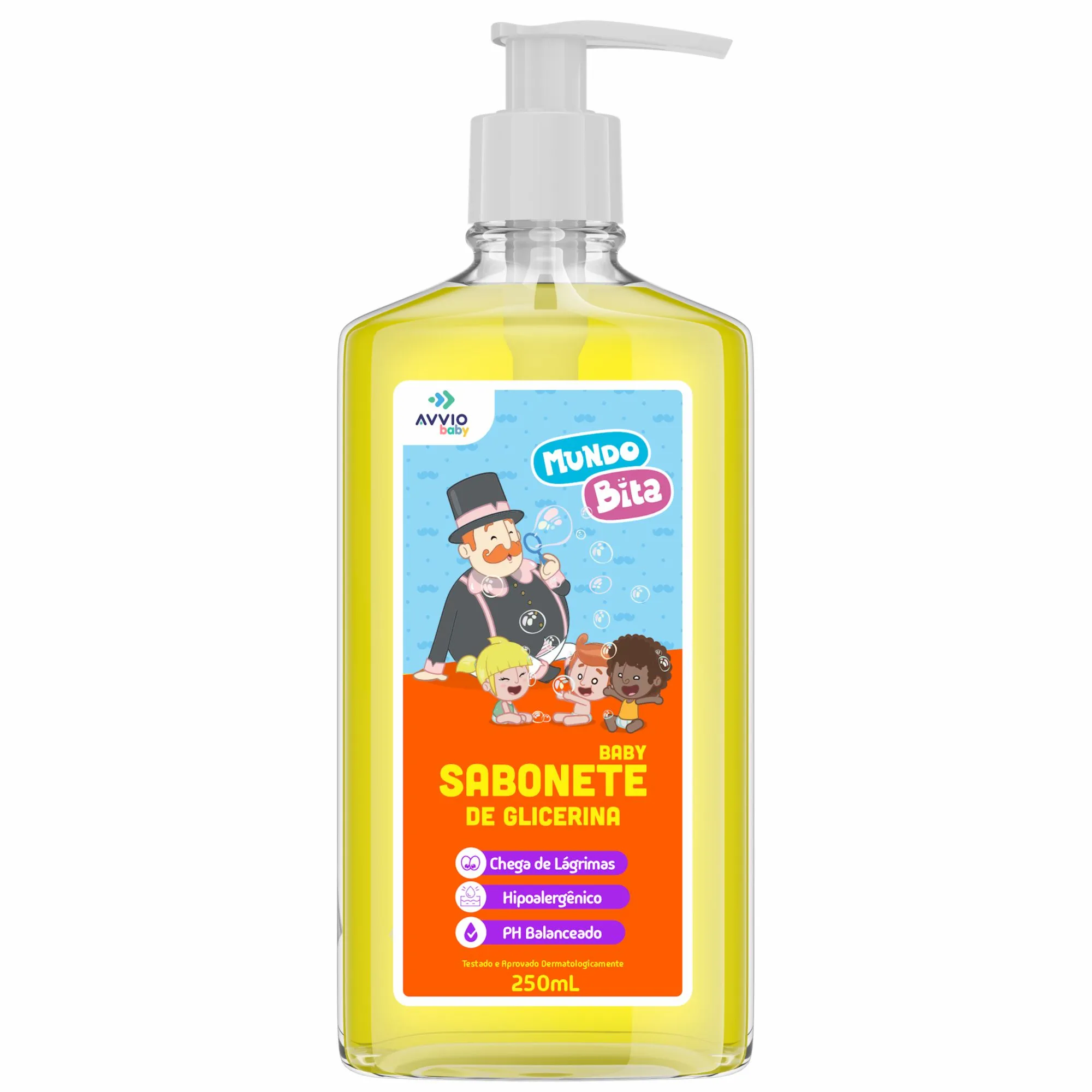 Sabonete Liquido Glicerinado Mundo Bita Baby 250ml