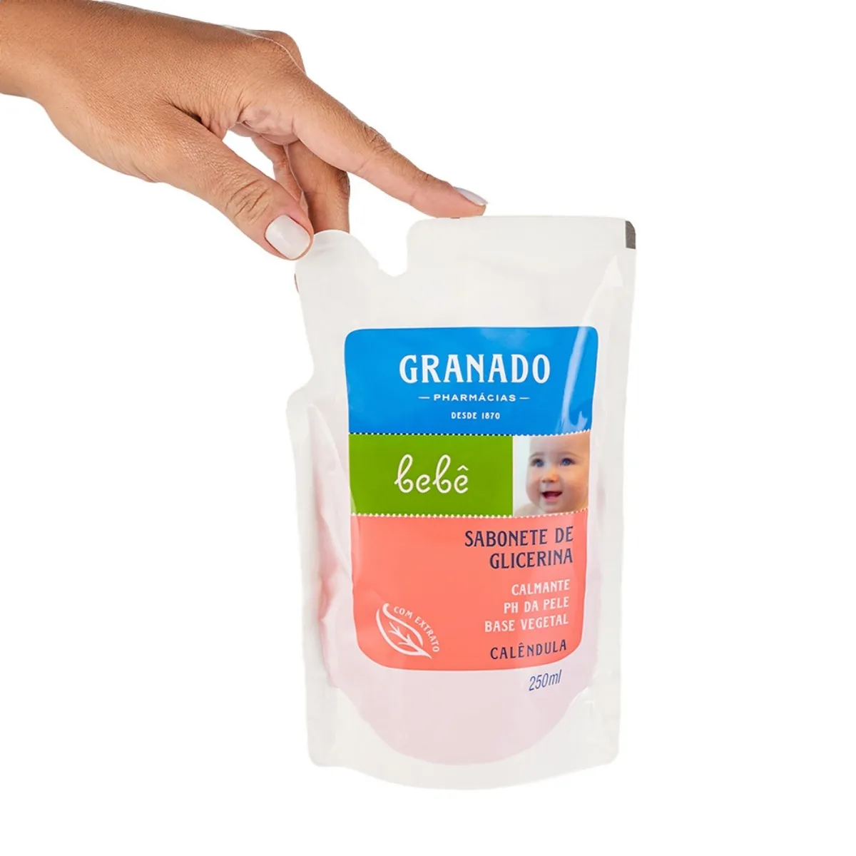 Sabonete Líquido Granado Bebê Calêndula Refil 250ml — foto 3