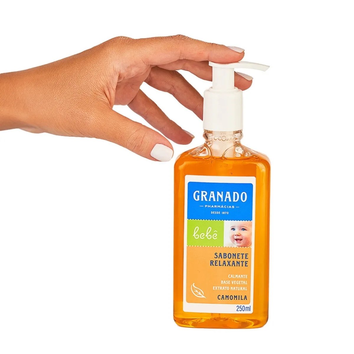 Sabonete Líquido Granado Bebê Camomila 250ml — foto 3