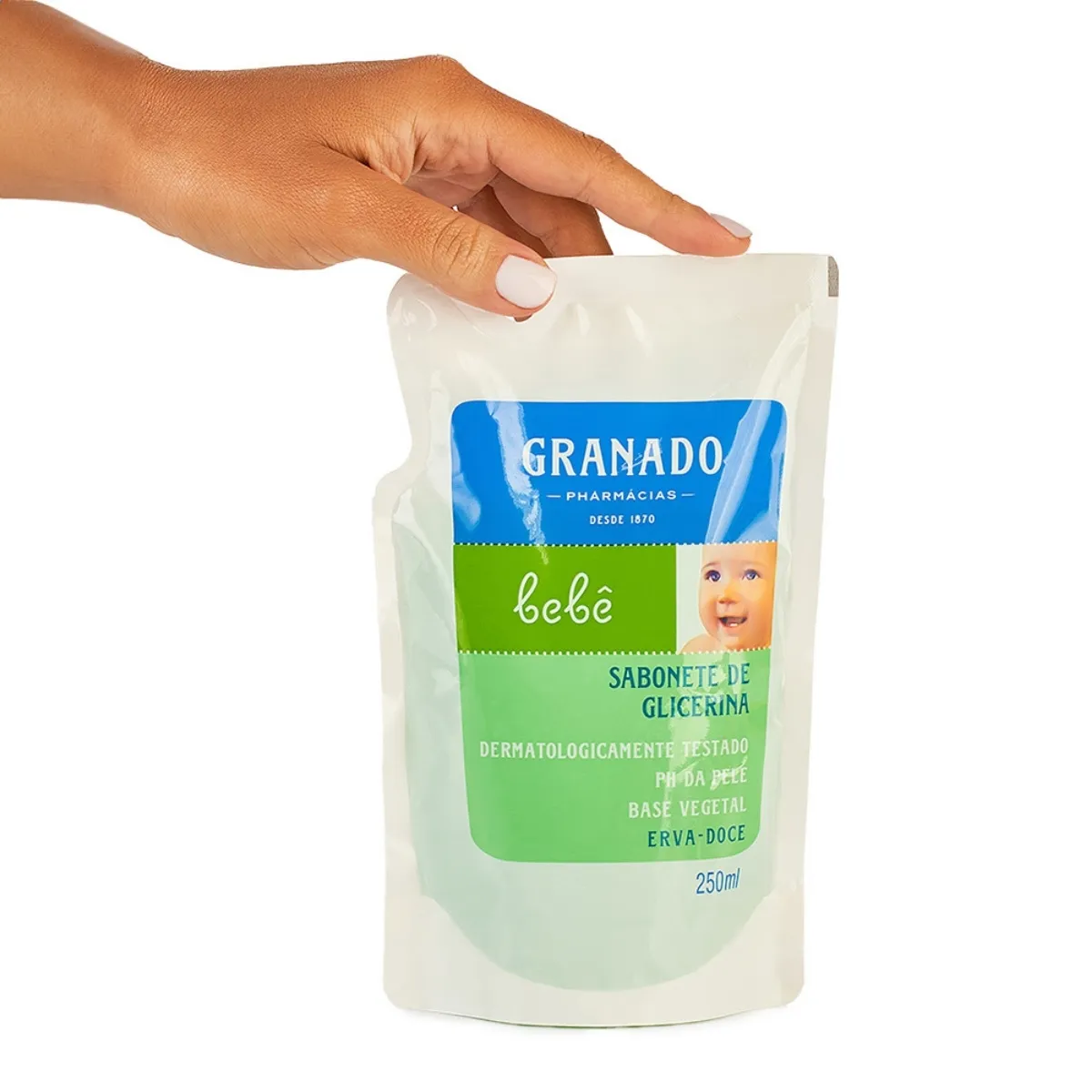 Sabonete Líquido Granado Bebê Erva Doce Refil 250ml — foto 3