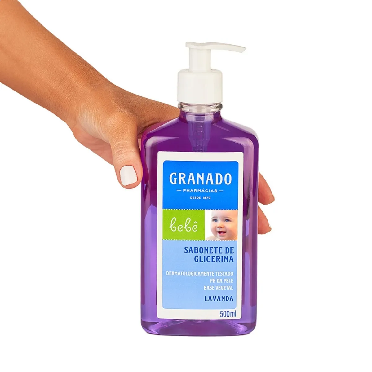 Sabonete Líquido Granado Bebê Lavanda 500ml — foto 3