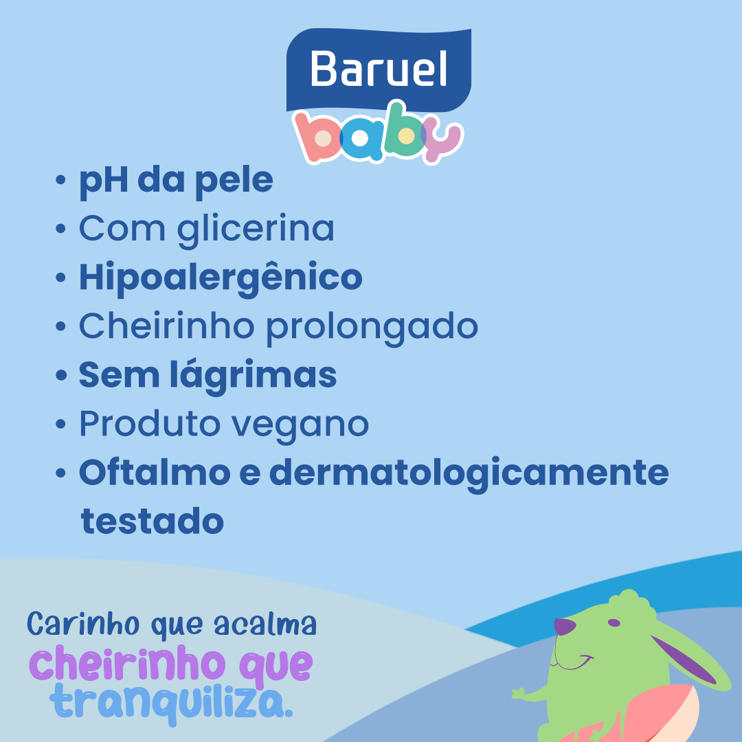 Sabonete Líquido Infantil Baruel Baby Glicerina 210ml — foto 2