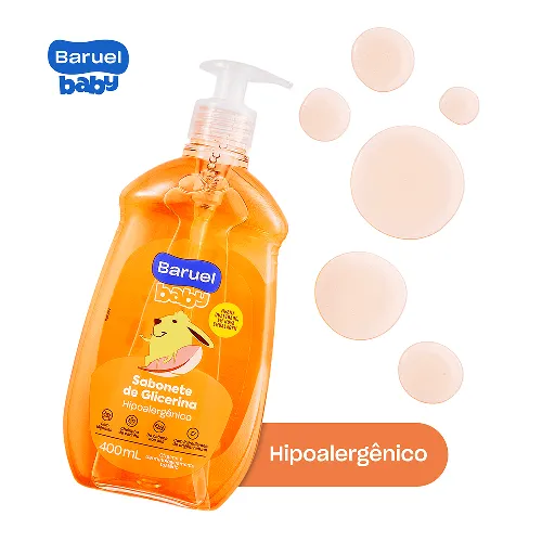 Sabonete Líquido Infantil Baruel Baby Glicerina 400ml — foto 3