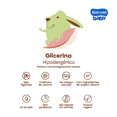 Sabonete Líquido Infantil Baruel Baby Glicerina 400ml — foto 4