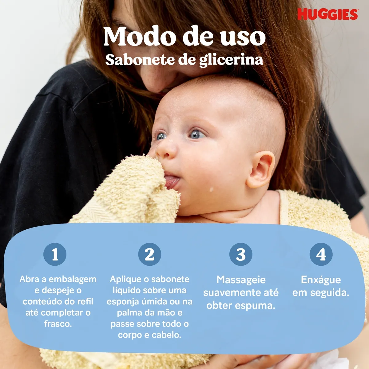 Sabonete Líquido Infantil Huggies Extra Suave Refil 200ml — foto 4