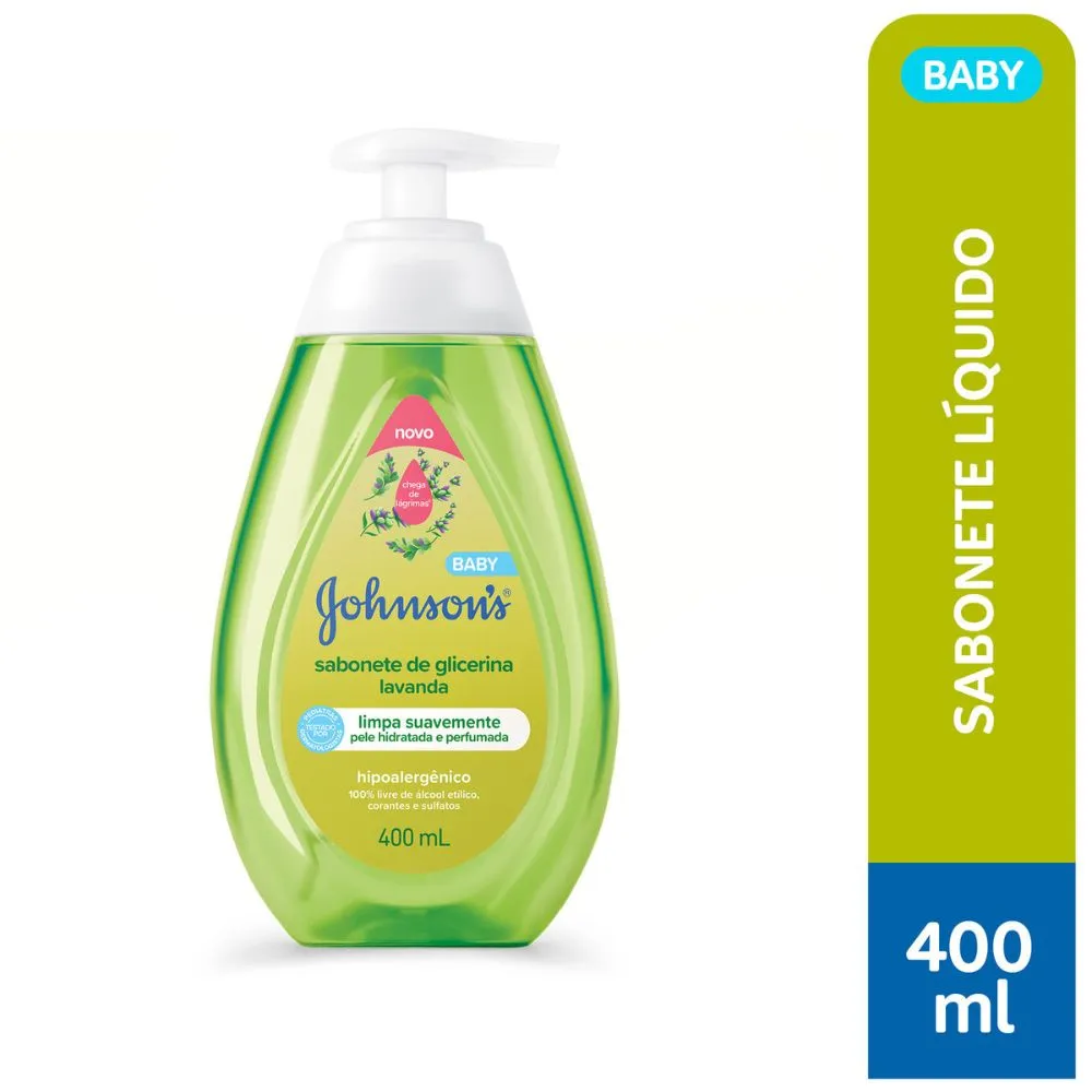 Sabonete Líquido Infantil Johnson's Baby Glicerina Lavanda 400ml — foto 2