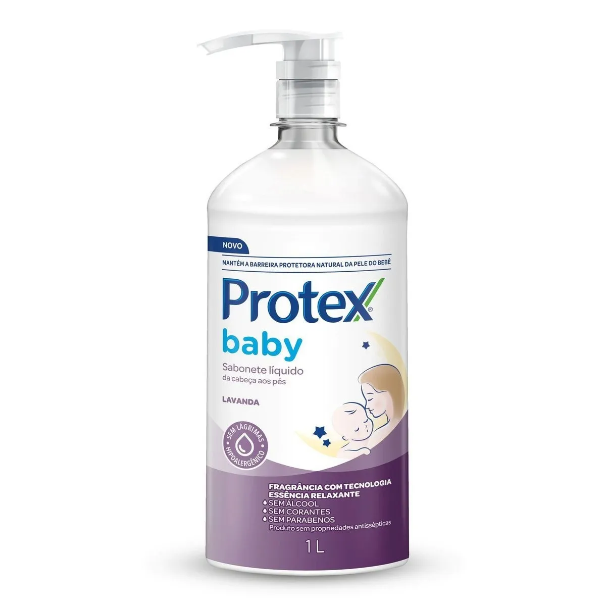 Sabonete Líquido Infantil Protex Baby Lavanda 1l