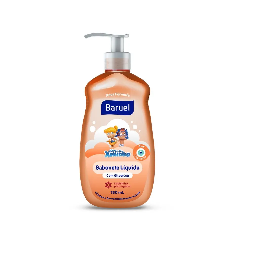 Sabonete Líquido Infantil Turma da Xuxinha Glicerina 750ml